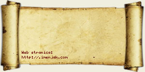 Negovanka Ruhteski vizit kartica